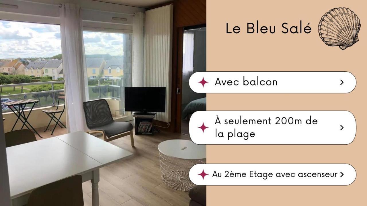 Bleu Sale - F2 Courseulles Avec Balcon Leilighet Eksteriør bilde